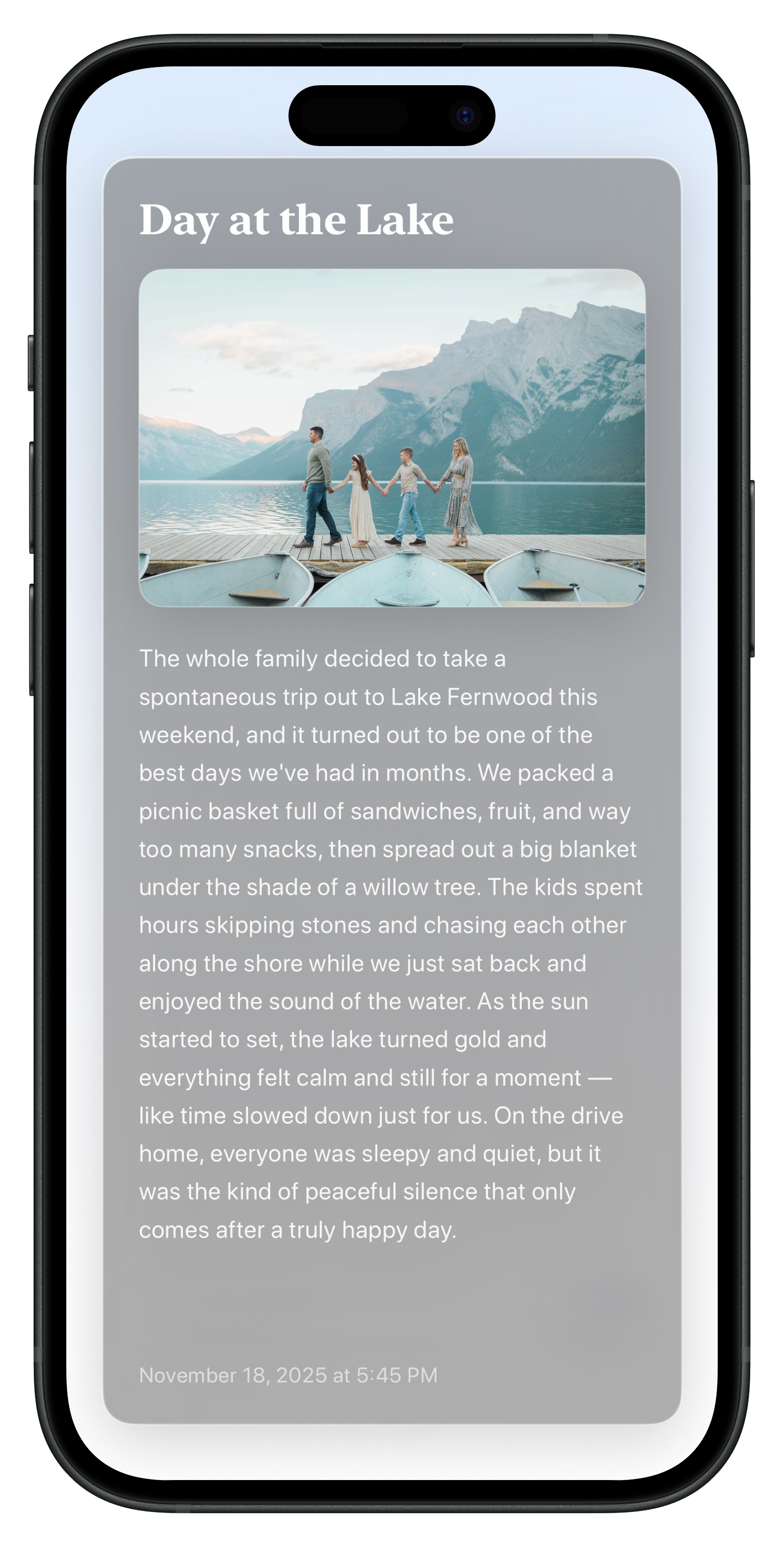 Expressive App Screenshot