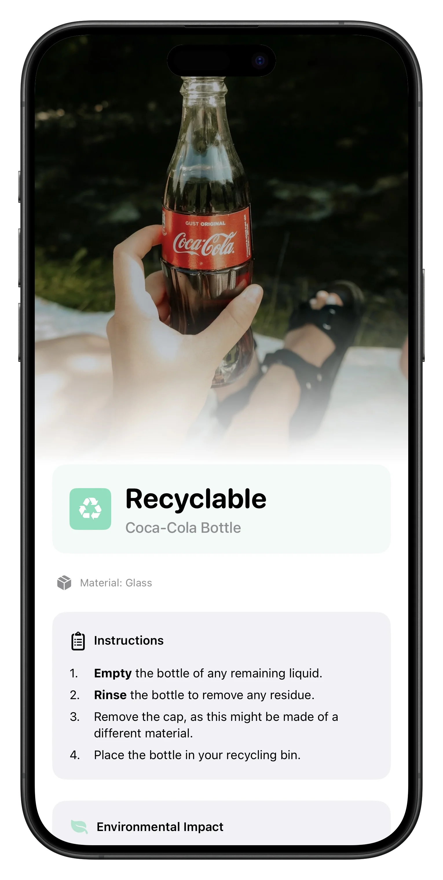 Recyclr+ App Screenshot