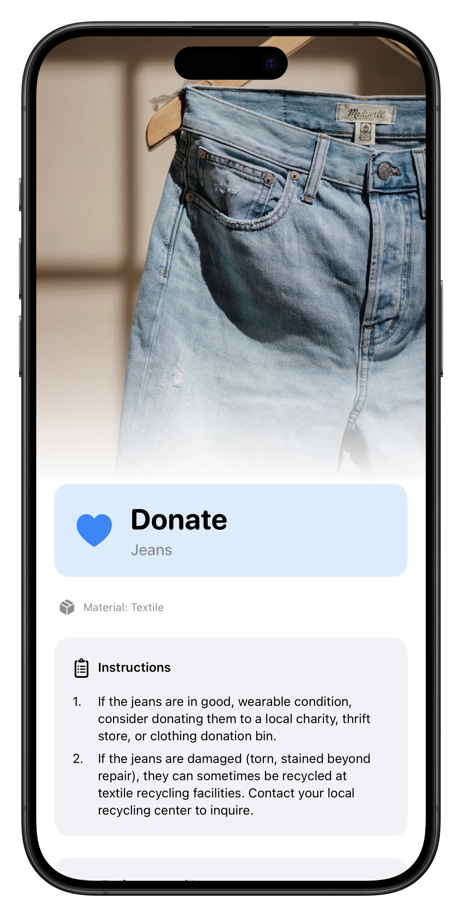 Recyclr+ App Screenshot