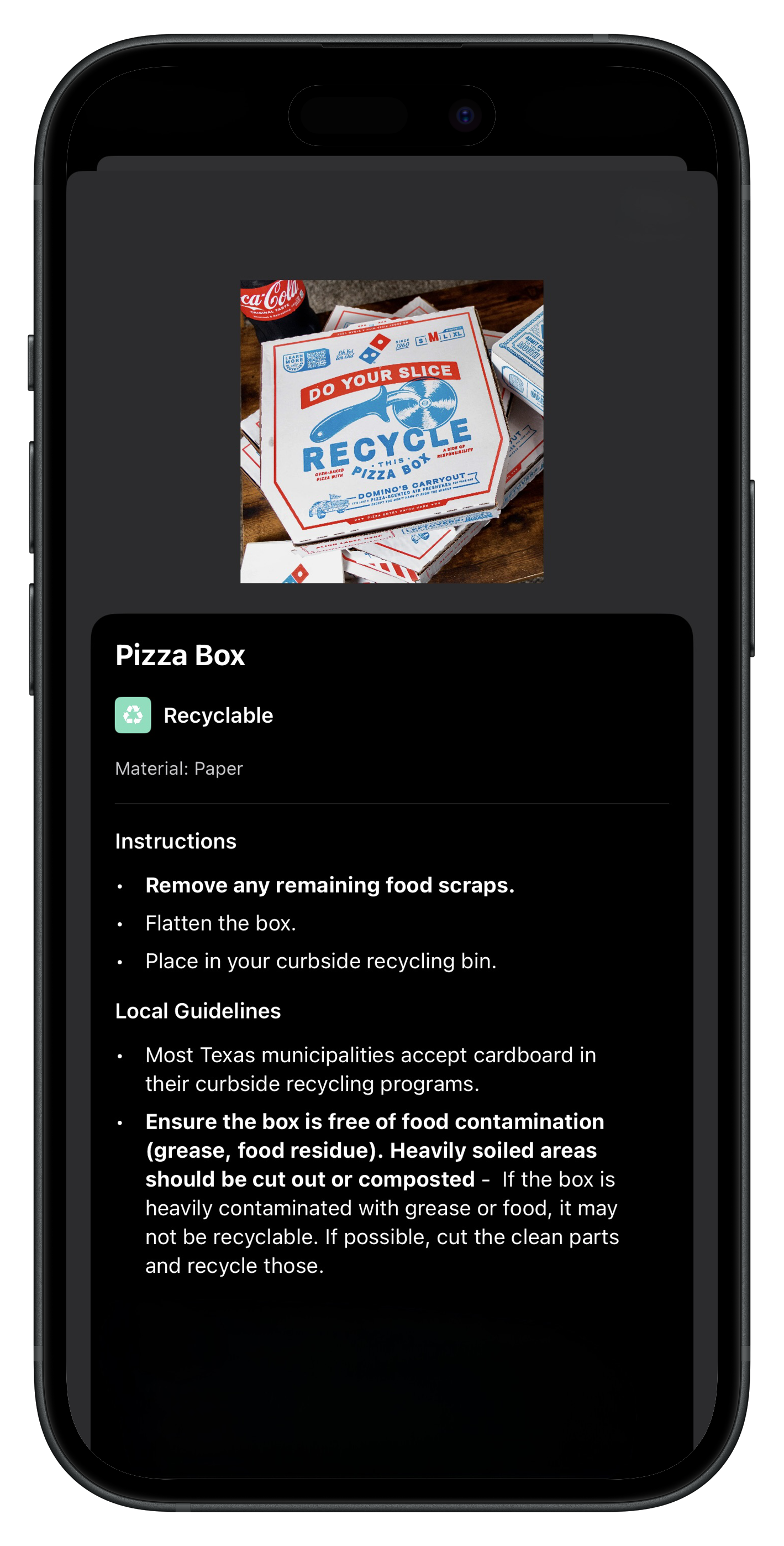 Recyclr+ App Screenshot