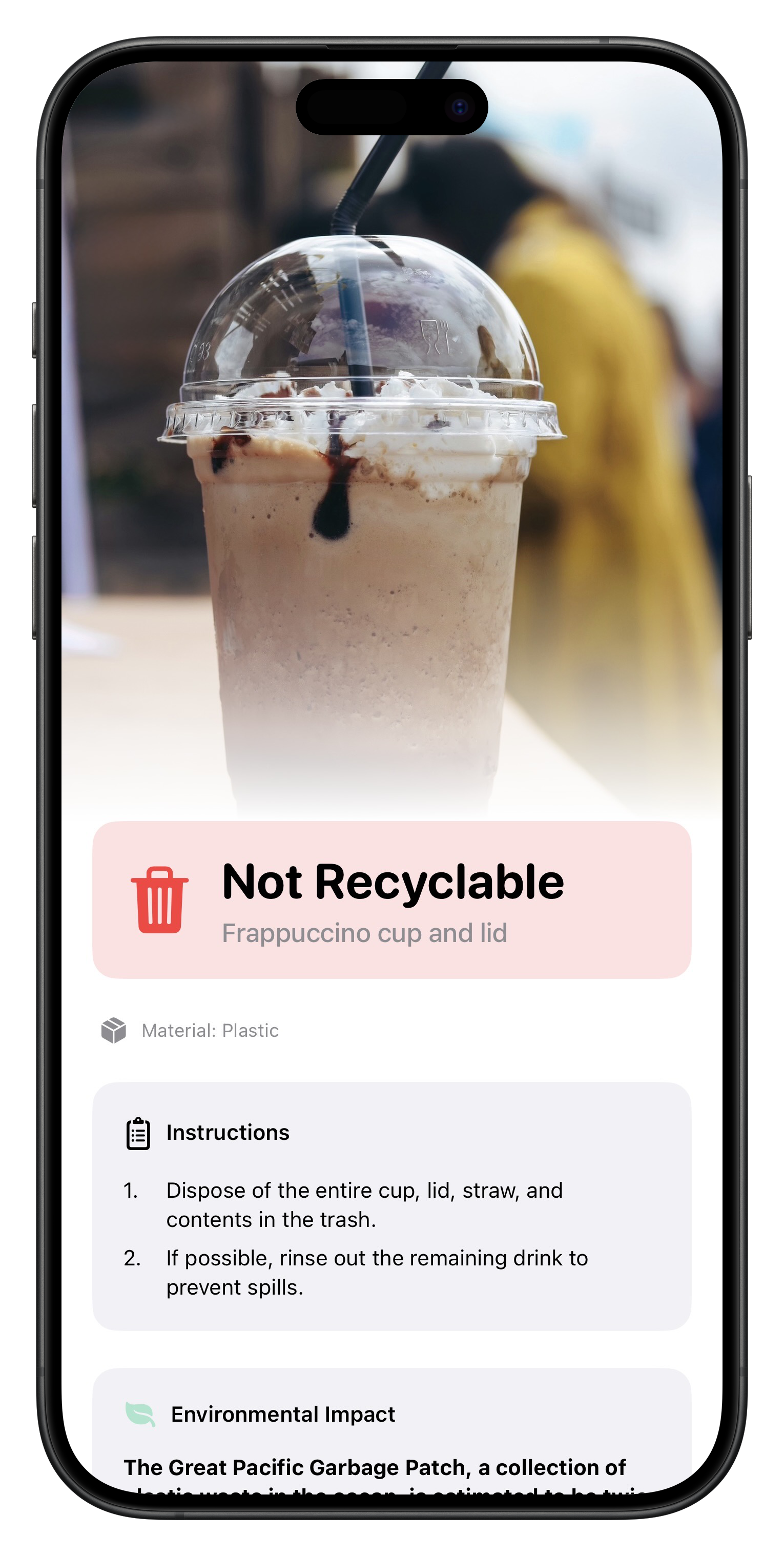 Recyclr+ App Screenshot